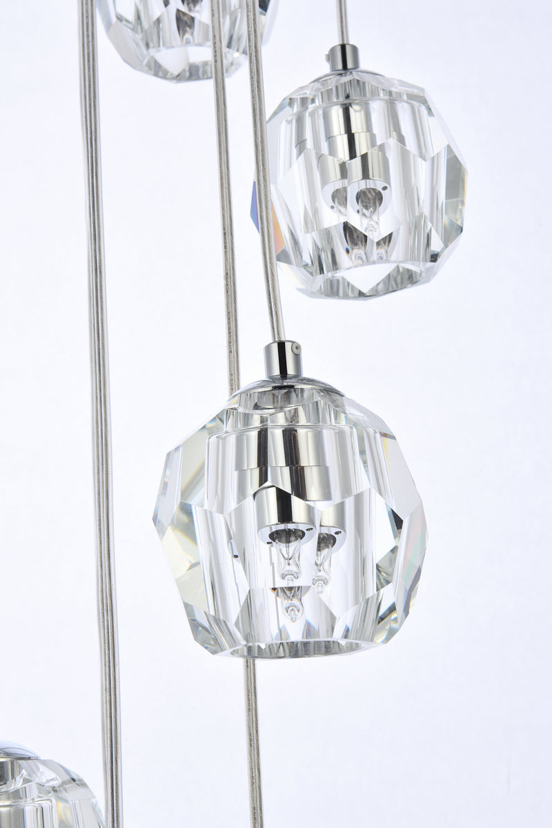 LED Pendant<br /><span style="color:#4AB0CE;">Entrega: 4-10 dias en USA</span><br /><span style="color:#4AB0CE;font-size:60%;">PREGUNTE POR ENTREGA EN PANAMA</span><br />Collection: Eren<br />Finish: Chrome