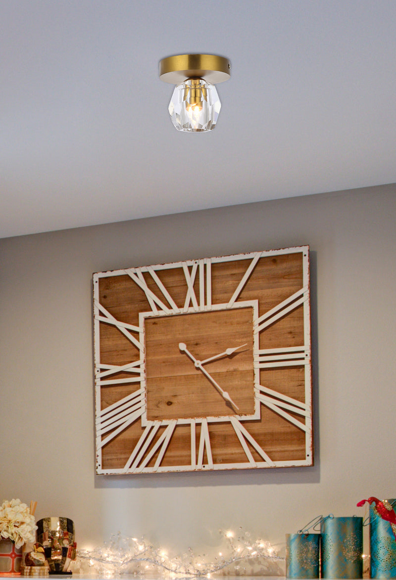 Elegant Lighting - 3505F5G - LED Flush Mount - Eren - Gold