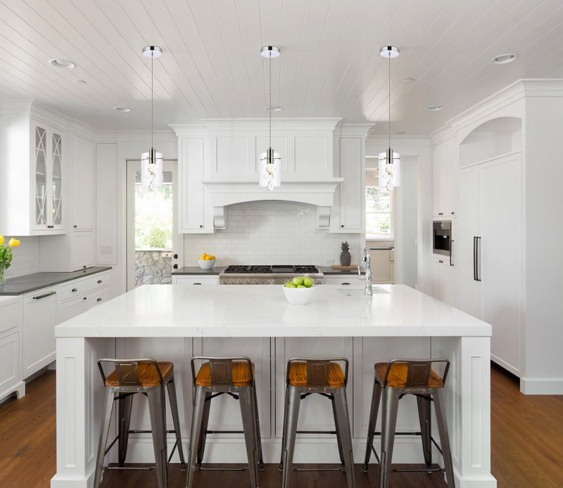 LED Pendant<br /><span style="color:#4AB0CE;">Entrega: 4-10 dias en USA</span><br /><span style="color:#4AB0CE;font-size:60%;">PREGUNTE POR ENTREGA EN PANAMA</span><br />Collection: Hana<br />Finish: Chrome