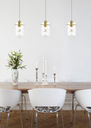 LED Pendant<br /><span style="color:#4AB0CE;">Entrega: 4-10 dias en USA</span><br /><span style="color:#4AB0CE;font-size:60%;">PREGUNTE POR ENTREGA EN PANAMA</span><br />Collection: Hana<br />Finish: Gold