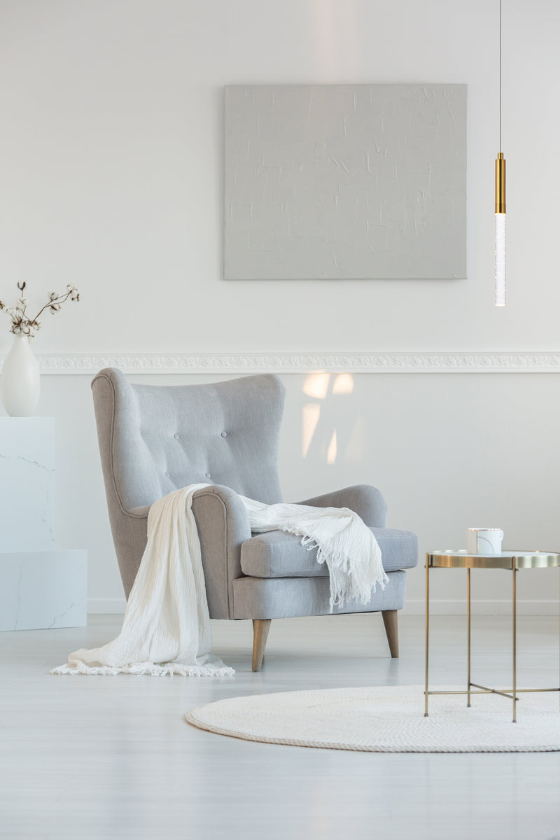 LED Pendant<br /><span style="color:#4AB0CE;">Entrega: 4-10 dias en USA</span><br /><span style="color:#4AB0CE;font-size:60%;">PREGUNTE POR ENTREGA EN PANAMA</span><br />Collection: Ruelle<br />Finish: Gold