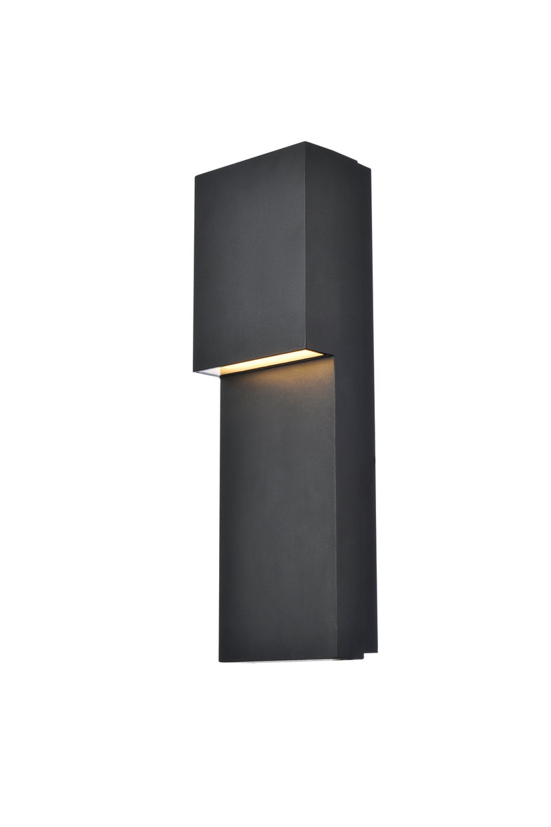 LED Outdoor Wall Lamp<br /><span style="color:#4AB0CE;">Entrega: 4-10 dias en USA</span><br /><span style="color:#4AB0CE;font-size:60%;">PREGUNTE POR ENTREGA EN PANAMA</span><br />Collection: Raine<br />Finish: Black