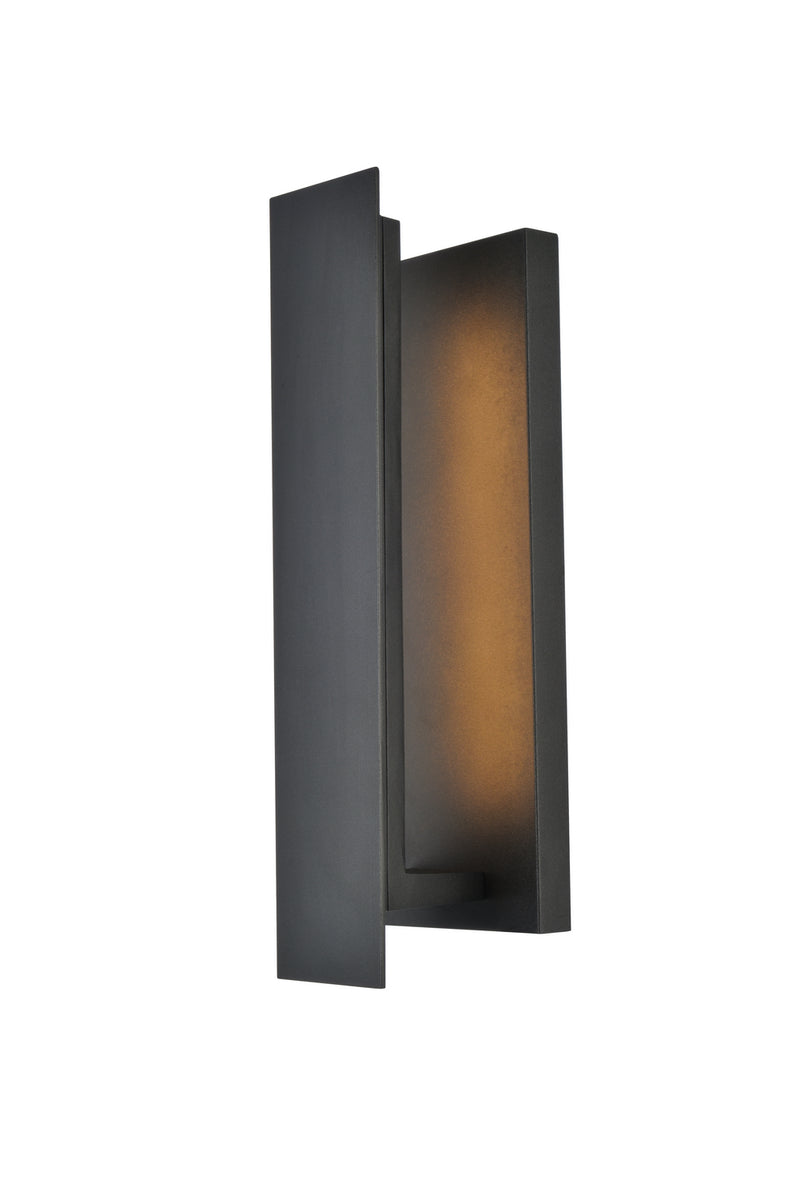 LED Outdoor Wall Lamp<br /><span style="color:#4AB0CE;">Entrega: 4-10 dias en USA</span><br /><span style="color:#4AB0CE;font-size:60%;">PREGUNTE POR ENTREGA EN PANAMA</span><br />Collection: Raine<br />Finish: Black