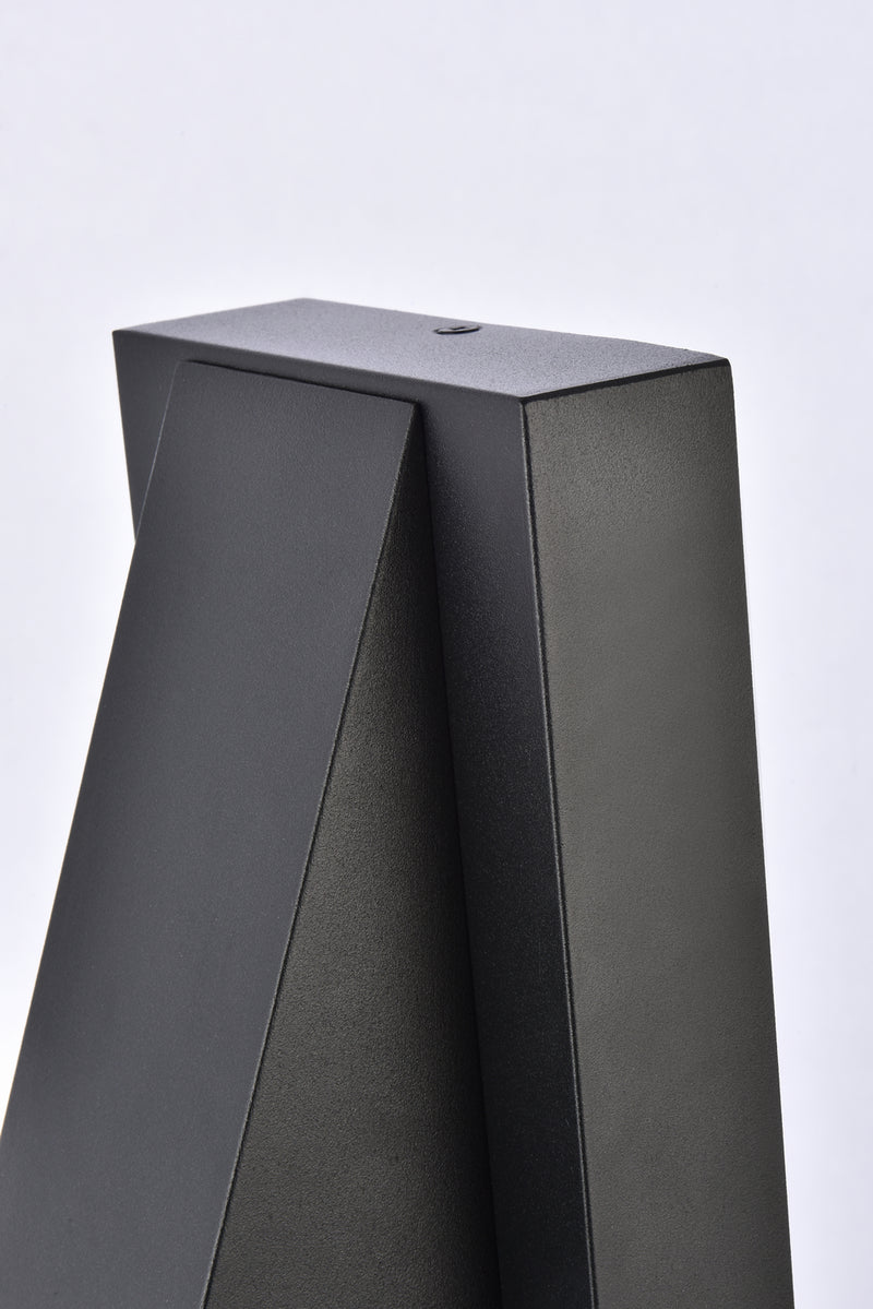 LED Outdoor Wall Lamp<br /><span style="color:#4AB0CE;">Entrega: 3-4 semanas en USA</span><br /><span style="color:#4AB0CE;font-size:60%;">PREGUNTE POR ENTREGA EN PANAMA</span><br />Collection: Raine<br />Finish: black
