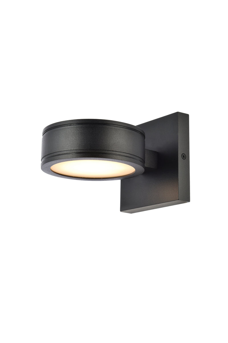 LED Outdoor Wall Lamp<br /><span style="color:#4AB0CE;">Entrega: 4-10 dias en USA</span><br /><span style="color:#4AB0CE;font-size:60%;">PREGUNTE POR ENTREGA EN PANAMA</span><br />Collection: Raine<br />Finish: Black