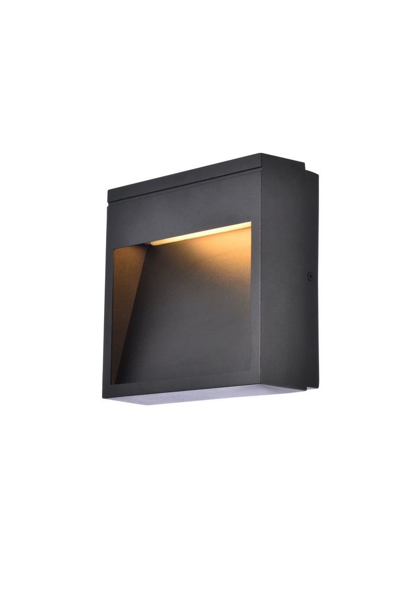 LED Outdoor Wall Lamp<br /><span style="color:#4AB0CE;">Entrega: 4-10 dias en USA</span><br /><span style="color:#4AB0CE;font-size:60%;">PREGUNTE POR ENTREGA EN PANAMA</span><br />Collection: Raine<br />Finish: Black