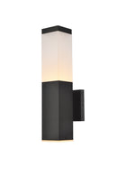 LED Outdoor Wall Lamp<br /><span style="color:#4AB0CE;">Entrega: 4-10 dias en USA</span><br /><span style="color:#4AB0CE;font-size:60%;">PREGUNTE POR ENTREGA EN PANAMA</span><br />Collection: Raine<br />Finish: black