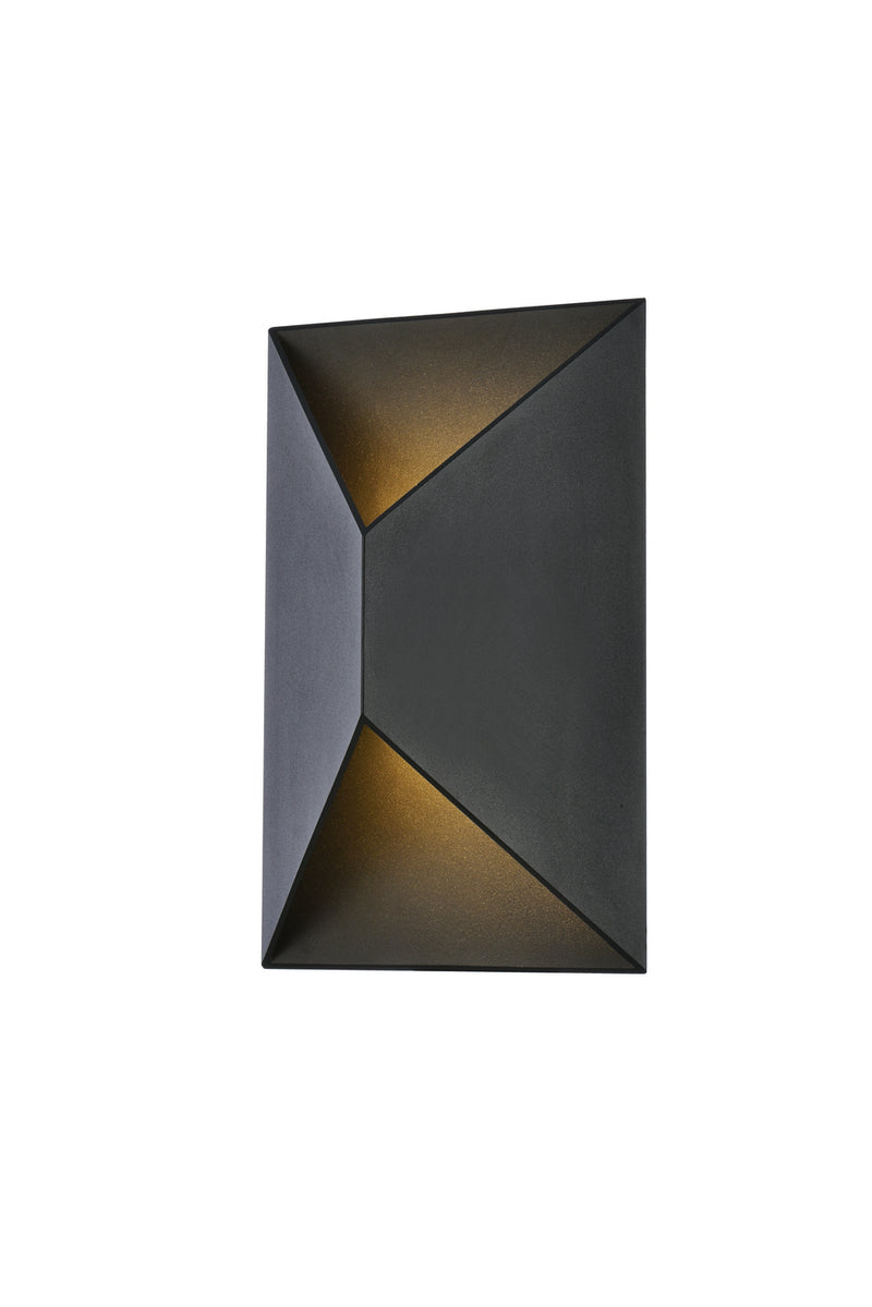 LED Outdoor Wall Lamp<br /><span style="color:#4AB0CE;">Entrega: 4-10 dias en USA</span><br /><span style="color:#4AB0CE;font-size:60%;">PREGUNTE POR ENTREGA EN PANAMA</span><br />Collection: Raine<br />Finish: Black