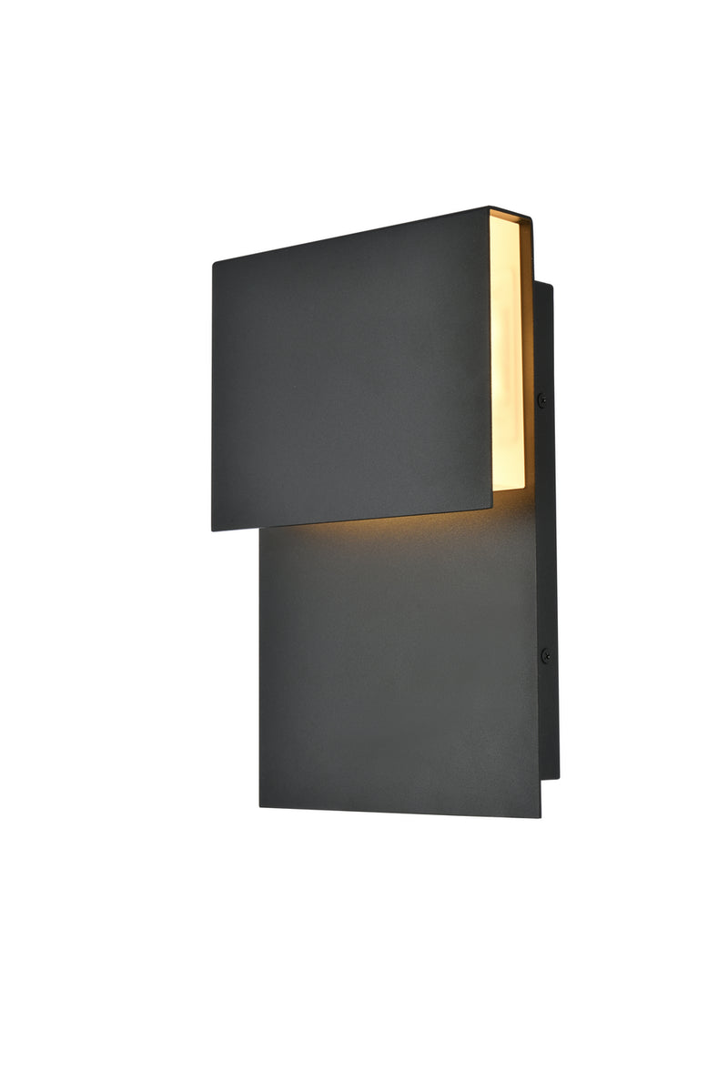 LED Outdoor Wall Lamp<br /><span style="color:#4AB0CE;">Entrega: 4-10 dias en USA</span><br /><span style="color:#4AB0CE;font-size:60%;">PREGUNTE POR ENTREGA EN PANAMA</span><br />Collection: Raine<br />Finish: Black