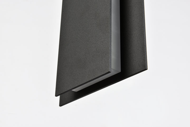 LED Outdoor Wall Lamp<br /><span style="color:#4AB0CE;">Entrega: 4-10 dias en USA</span><br /><span style="color:#4AB0CE;font-size:60%;">PREGUNTE POR ENTREGA EN PANAMA</span><br />Collection: Raine<br />Finish: black