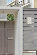 Elegant Lighting - LDOD4033S - LED Outdoor Wall Lamp - Raine - Silver