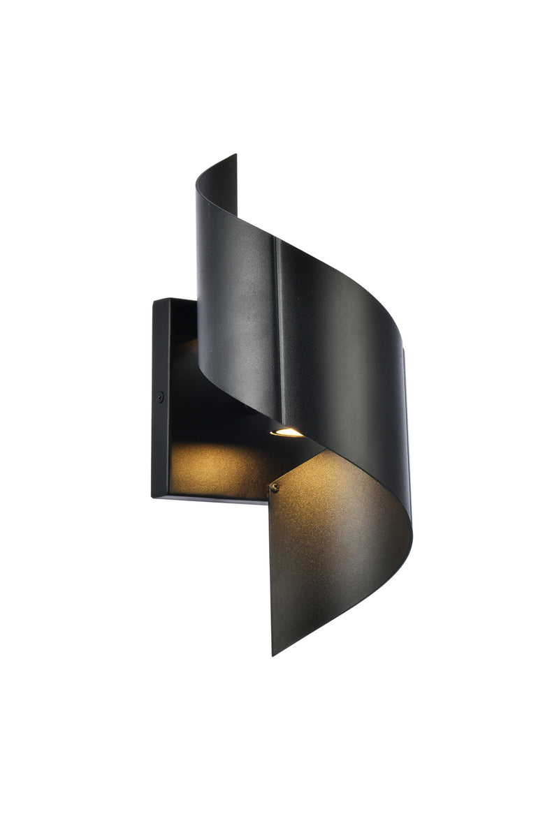 LED Outdoor Wall Lamp<br /><span style="color:#4AB0CE;">Entrega: 4-10 dias en USA</span><br /><span style="color:#4AB0CE;font-size:60%;">PREGUNTE POR ENTREGA EN PANAMA</span><br />Collection: Raine<br />Finish: black