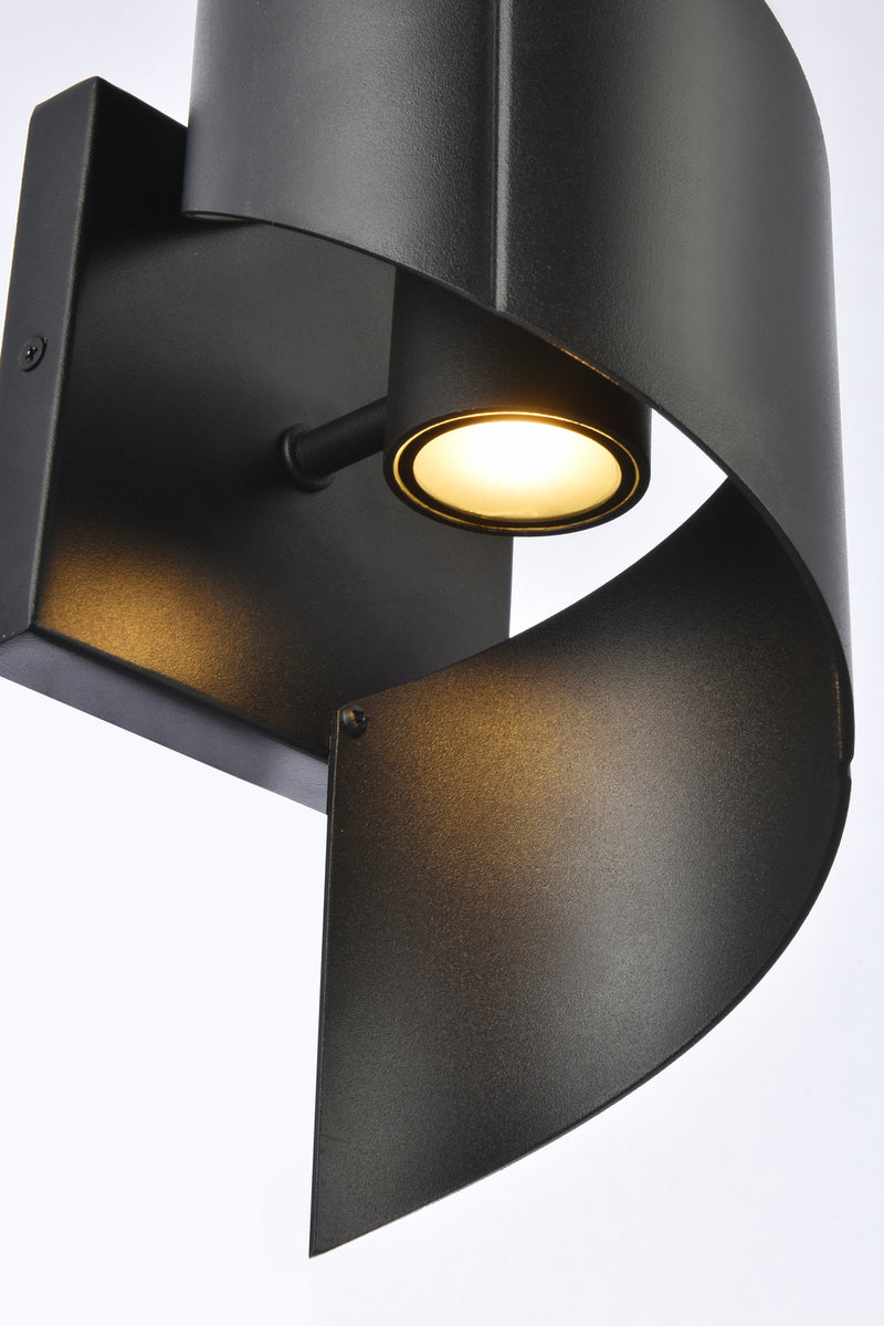 LED Outdoor Wall Lamp<br /><span style="color:#4AB0CE;">Entrega: 4-10 dias en USA</span><br /><span style="color:#4AB0CE;font-size:60%;">PREGUNTE POR ENTREGA EN PANAMA</span><br />Collection: Raine<br />Finish: black