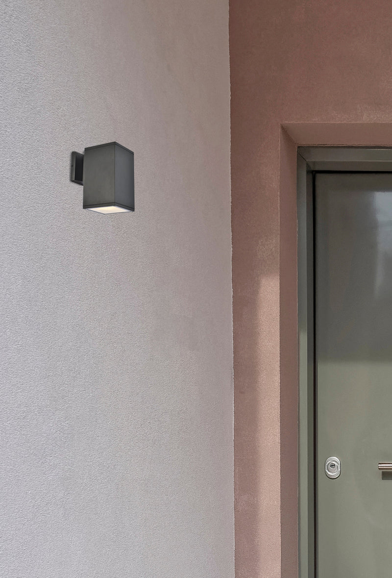 Elegant Lighting - LDOD4041BK - Outdoor Wall Mount - Raine - black