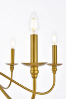 Six Light Chandelier<br /><span style="color:#4AB0CE;">Entrega: 4-10 dias en USA</span><br /><span style="color:#4AB0CE;font-size:60%;">PREGUNTE POR ENTREGA EN PANAMA</span><br />Collection: Rohan<br />Finish: Brass