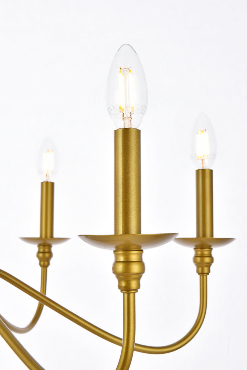 Six Light Chandelier<br /><span style="color:#4AB0CE;">Entrega: 4-10 dias en USA</span><br /><span style="color:#4AB0CE;font-size:60%;">PREGUNTE POR ENTREGA EN PANAMA</span><br />Collection: Rohan<br />Finish: Brass