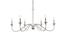 Six Light Chandelier<br /><span style="color:#4AB0CE;">Entrega: 4-10 dias en USA</span><br /><span style="color:#4AB0CE;font-size:60%;">PREGUNTE POR ENTREGA EN PANAMA</span><br />Collection: Rohan<br />Finish: Polished Nickel