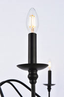 Six Light Chandelier<br /><span style="color:#4AB0CE;">Entrega: 4-10 dias en USA</span><br /><span style="color:#4AB0CE;font-size:60%;">PREGUNTE POR ENTREGA EN PANAMA</span><br />Collection: Rohan<br />Finish: Matte Black