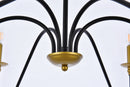 Six Light Chandelier<br /><span style="color:#4AB0CE;">Entrega: 4-10 dias en USA</span><br /><span style="color:#4AB0CE;font-size:60%;">PREGUNTE POR ENTREGA EN PANAMA</span><br />Collection: Rohan<br />Finish: Brass and Black