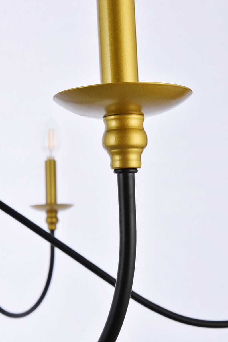 Six Light Chandelier<br /><span style="color:#4AB0CE;">Entrega: 4-10 dias en USA</span><br /><span style="color:#4AB0CE;font-size:60%;">PREGUNTE POR ENTREGA EN PANAMA</span><br />Collection: Rohan<br />Finish: brass