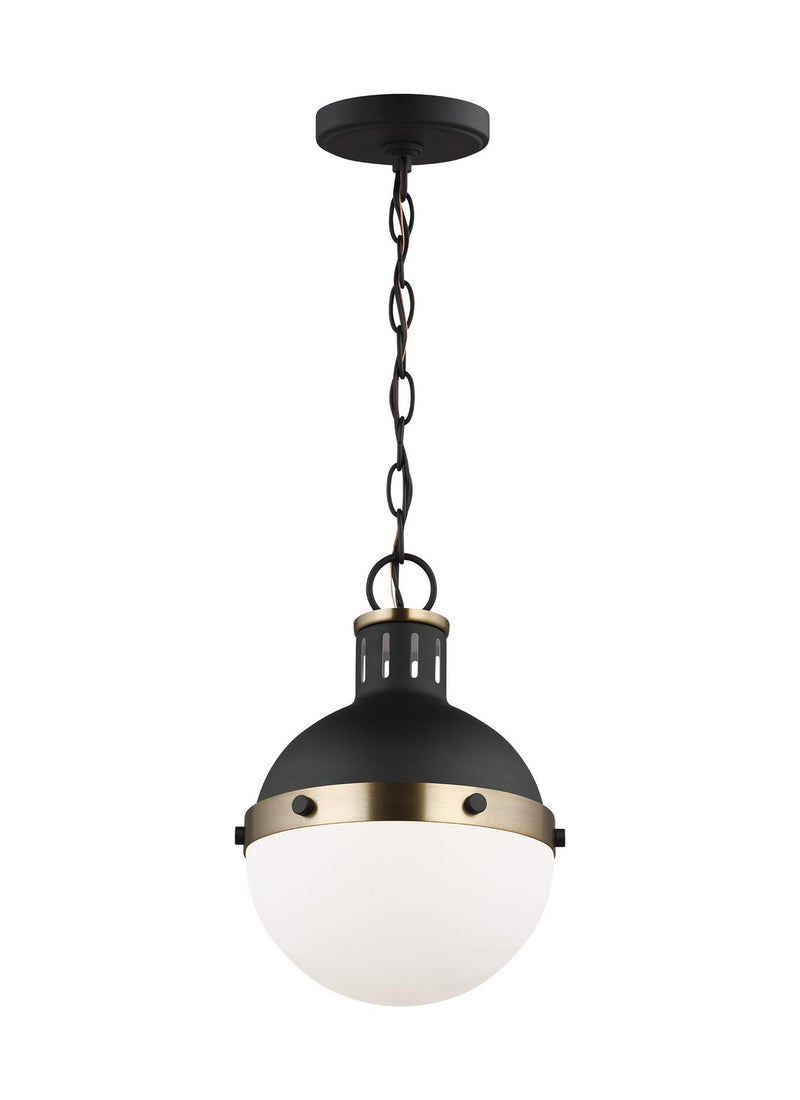 One Light Mini Pendant<br /><span style="color:#4AB0CE;">Entrega: 4-10 dias en USA</span><br /><span style="color:#4AB0CE;font-size:60%;">PREGUNTE POR ENTREGA EN PANAMA</span><br />Collection: Hanks<br />Finish: Midnight Black