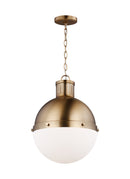 One Light Pendant<br /><span style="color:#4AB0CE;">Entrega: 4-10 dias en USA</span><br /><span style="color:#4AB0CE;font-size:60%;">PREGUNTE POR ENTREGA EN PANAMA</span><br />Collection: Hanks<br />Finish: Satin Brass