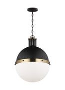 One Light Pendant<br /><span style="color:#4AB0CE;">Entrega: 4-10 dias en USA</span><br /><span style="color:#4AB0CE;font-size:60%;">PREGUNTE POR ENTREGA EN PANAMA</span><br />Collection: Hanks<br />Finish: Midnight Black