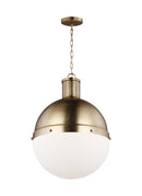 One Light Pendant<br /><span style="color:#4AB0CE;">Entrega: 4-10 dias en USA</span><br /><span style="color:#4AB0CE;font-size:60%;">PREGUNTE POR ENTREGA EN PANAMA</span><br />Collection: Hanks<br />Finish: Satin Brass