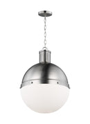 One Light Pendant<br /><span style="color:#4AB0CE;">Entrega: 4-10 dias en USA</span><br /><span style="color:#4AB0CE;font-size:60%;">PREGUNTE POR ENTREGA EN PANAMA</span><br />Collection: Hanks<br />Finish: Brushed Nickel