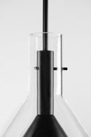 Troy Lighting - F7666-SBK - One Light Pendant - Atticus - Satin Black