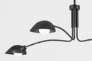 Three Light Chandelier<br /><span style="color:#4AB0CE;">Entrega: 4-10 dias en USA</span><br /><span style="color:#4AB0CE;font-size:60%;">PREGUNTE POR ENTREGA EN PANAMA</span><br />Collection: Leo<br />Finish: Soft Black