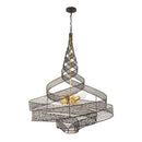 Eight Light Pendant<br /><span style="color:#4AB0CE;">Entrega: 4-10 dias en USA</span><br /><span style="color:#4AB0CE;font-size:60%;">PREGUNTE POR ENTREGA EN PANAMA</span><br />Collection: Flow<br />Finish: Matte Black/French Gold