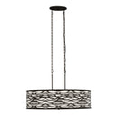 Varaluz - 348N06CB - Six Light Pendant - Kato - Carbon Black