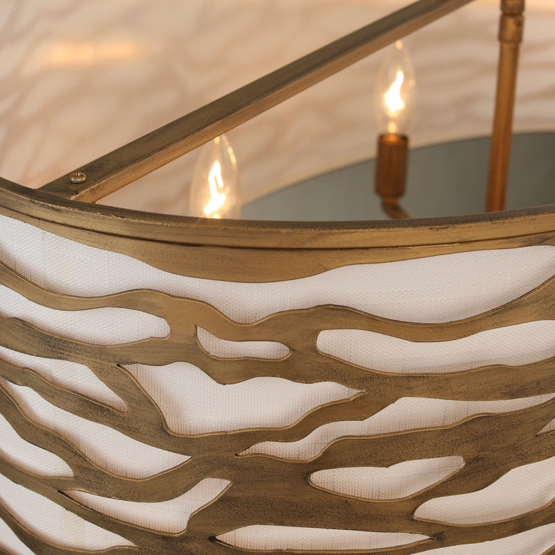 Six Light Pendant<br /><span style="color:#4AB0CE;">Entrega: 0-1 semanas en USA</span><br /><span style="color:#4AB0CE;font-size:60%;">PREGUNTE POR ENTREGA EN PANAMA</span><br />Collection: Kato<br />Finish: Havana Gold