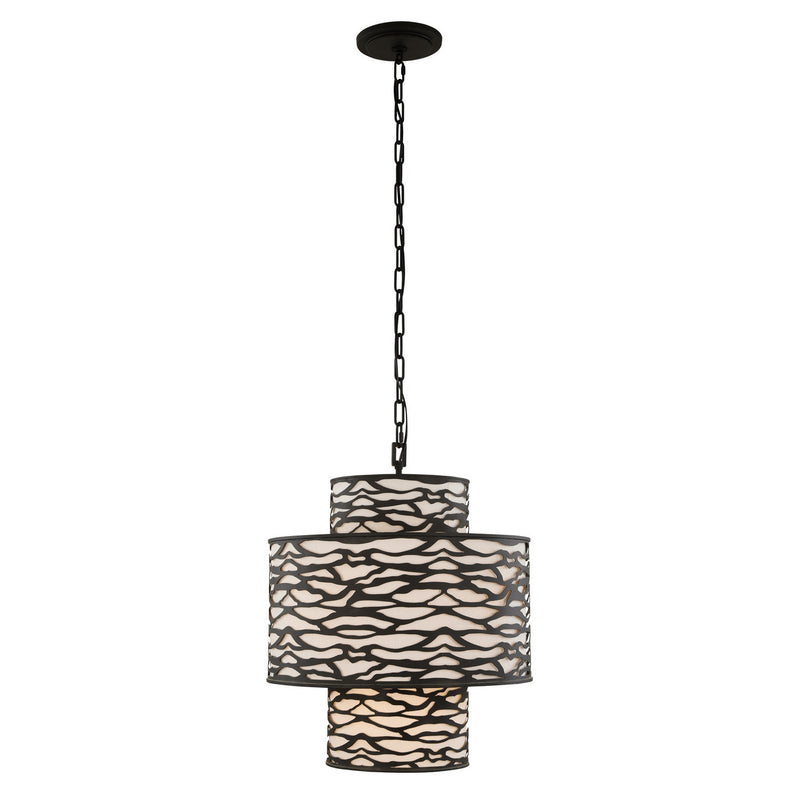 Four Light Pendant<br /><span style="color:#4AB0CE;">Entrega: 4-10 dias en USA</span><br /><span style="color:#4AB0CE;font-size:60%;">PREGUNTE POR ENTREGA EN PANAMA</span><br />Collection: Kato<br />Finish: Carbon Black