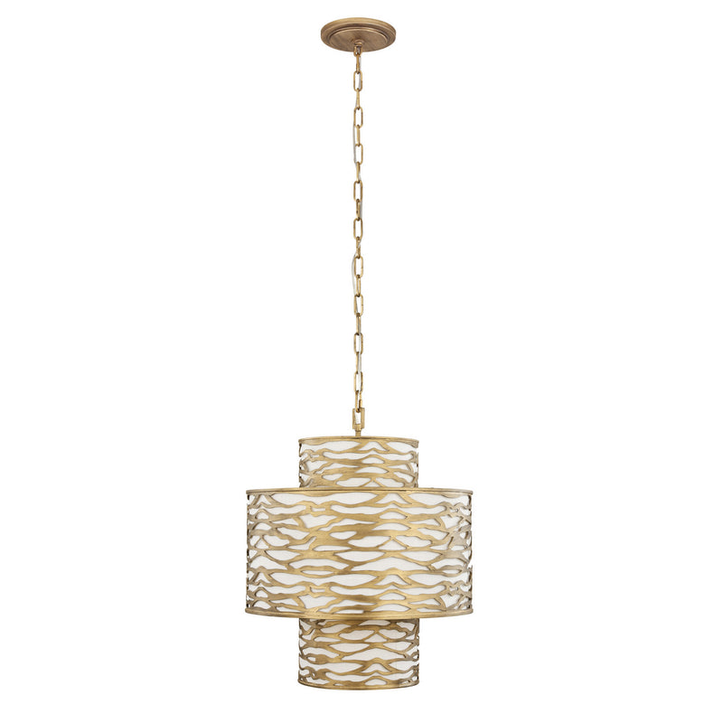 Four Light Pendant<br /><span style="color:#4AB0CE;">Entrega: 4-10 dias en USA</span><br /><span style="color:#4AB0CE;font-size:60%;">PREGUNTE POR ENTREGA EN PANAMA</span><br />Collection: Kato<br />Finish: Havana Gold