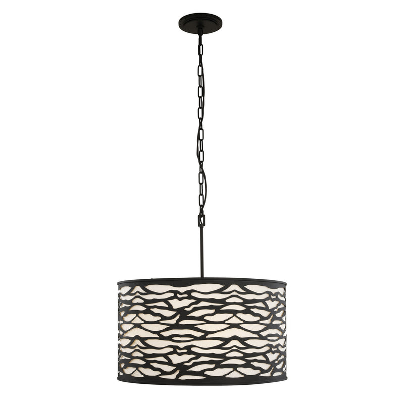 Five Light Pendant<br /><span style="color:#4AB0CE;">Entrega: 4-10 dias en USA</span><br /><span style="color:#4AB0CE;font-size:60%;">PREGUNTE POR ENTREGA EN PANAMA</span><br />Collection: Kato<br />Finish: Carbon Black