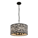 Five Light Pendant<br /><span style="color:#4AB0CE;">Entrega: 4-10 dias en USA</span><br /><span style="color:#4AB0CE;font-size:60%;">PREGUNTE POR ENTREGA EN PANAMA</span><br />Collection: Kato<br />Finish: Carbon Black