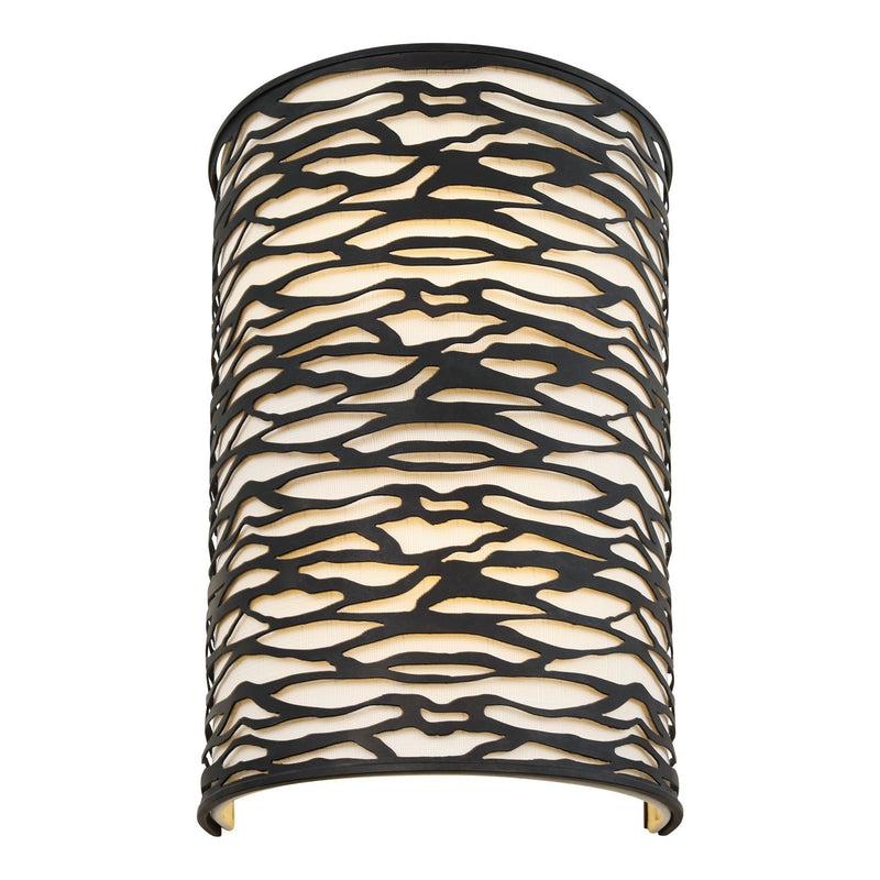 Two Light Wall Sconce<br /><span style="color:#4AB0CE;">Entrega: 3-4 semanas en USA</span><br /><span style="color:#4AB0CE;font-size:60%;">PREGUNTE POR ENTREGA EN PANAMA</span><br />Collection: Kato<br />Finish: Carbon Black