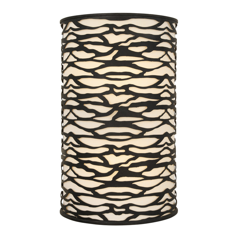 Two Light Wall Sconce<br /><span style="color:#4AB0CE;">Entrega: 3-4 semanas en USA</span><br /><span style="color:#4AB0CE;font-size:60%;">PREGUNTE POR ENTREGA EN PANAMA</span><br />Collection: Kato<br />Finish: Carbon Black