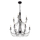 Ten Light Chandelier<br /><span style="color: