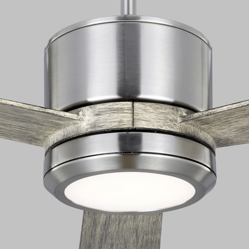 52" Ceiling Fan<br /><span style="color:#4AB0CE;">Entrega: 4-10 dias en USA</span><br /><span style="color:#4AB0CE;font-size:60%;">PREGUNTE POR ENTREGA EN PANAMA</span><br />Collection: Vision<br />Finish: Brushed Steel