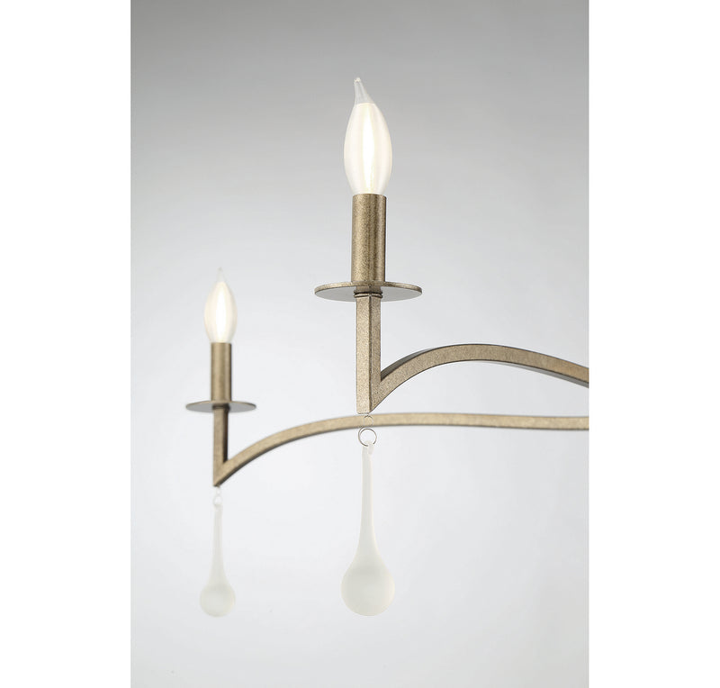 Five Light Chandelier<br /><span style="color:#4AB0CE;">Entrega: 4-10 dias en USA</span><br /><span style="color:#4AB0CE;font-size:60%;">PREGUNTE POR ENTREGA EN PANAMA</span><br />Collection: Laramie<br />Finish: Chelsea Gold