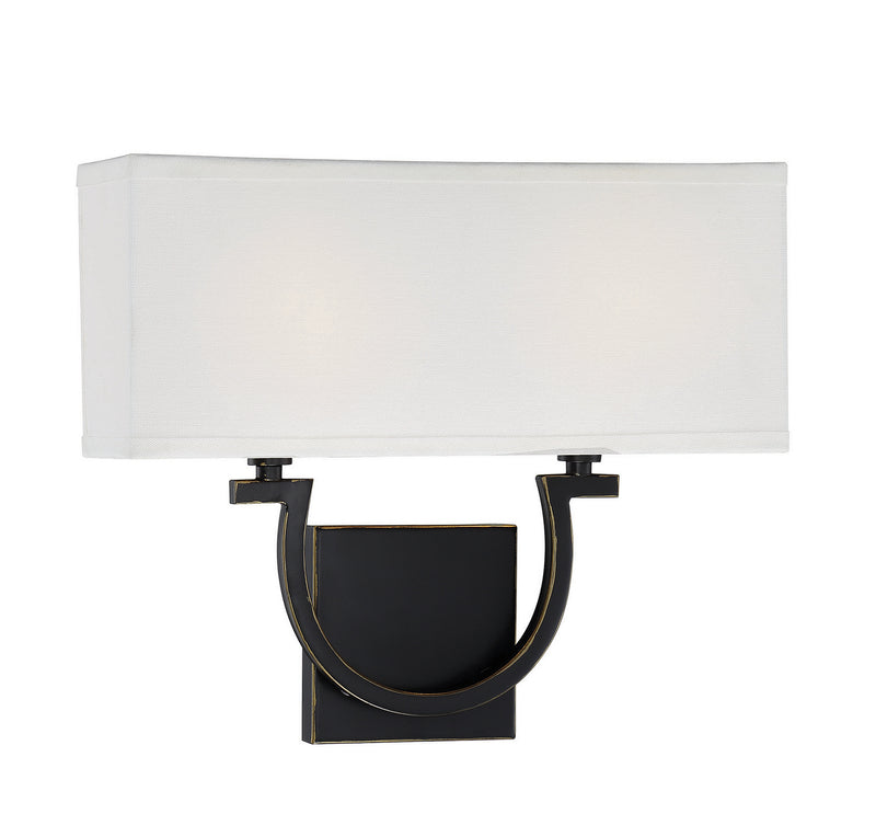 Two Light Wall Sconce<br /><span style="color: