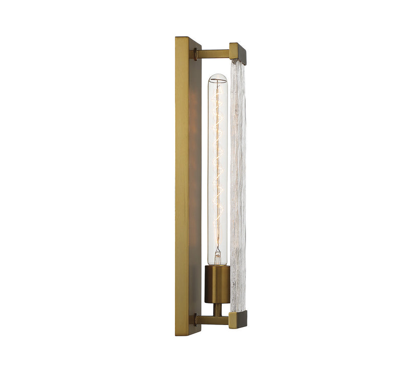 Savoy House - 9-1902-1-322 - One Light Wall Sconce - Alberta - Warm Brass