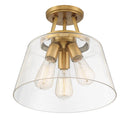 Three Light Semi-Flush Mount<br /><span style="color: