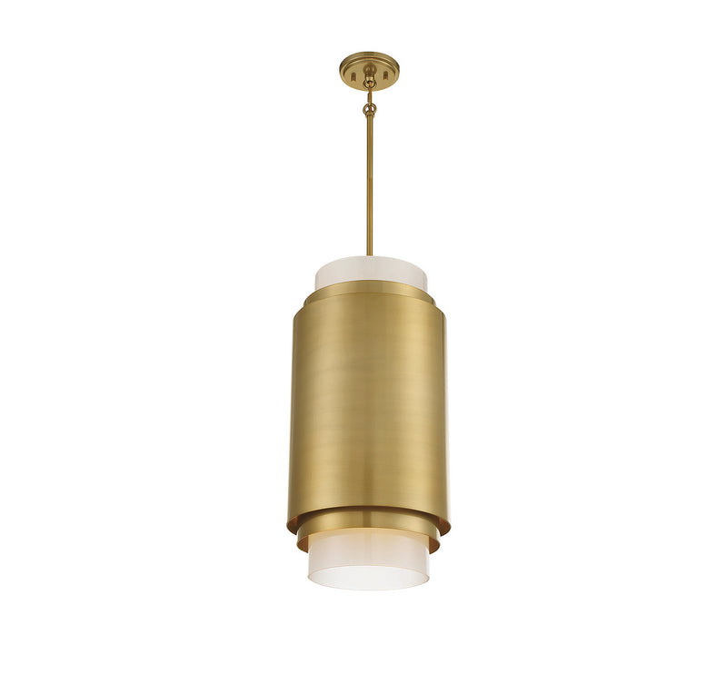 Three Light Pendant<br /><span style="color:#4AB0CE;">Entrega: 4-10 dias en USA</span><br /><span style="color:#4AB0CE;font-size:60%;">PREGUNTE POR ENTREGA EN PANAMA</span><br />Collection: Beacon<br />Finish: Burnished Brass