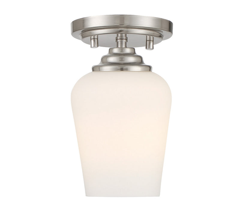 Minka-Lavery - 4921-84 - One Light Pendant / Semi Flush - Shyloh - Brushed Nickel