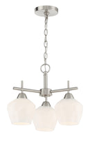 Minka-Lavery - 2172-84 - Three Light Semi Flush / Chandelier - Camrin - Coal