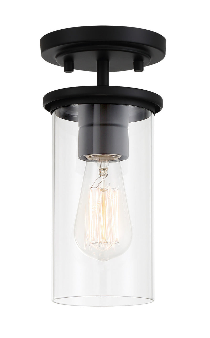 Minka-Lavery - 4090-66A - One Light Pendant / Semi Flush - Haisley - Coal